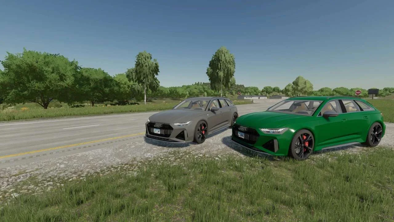 Audi RS6 Avant C8 v2.0 FS22 FS22 Mod Free Download