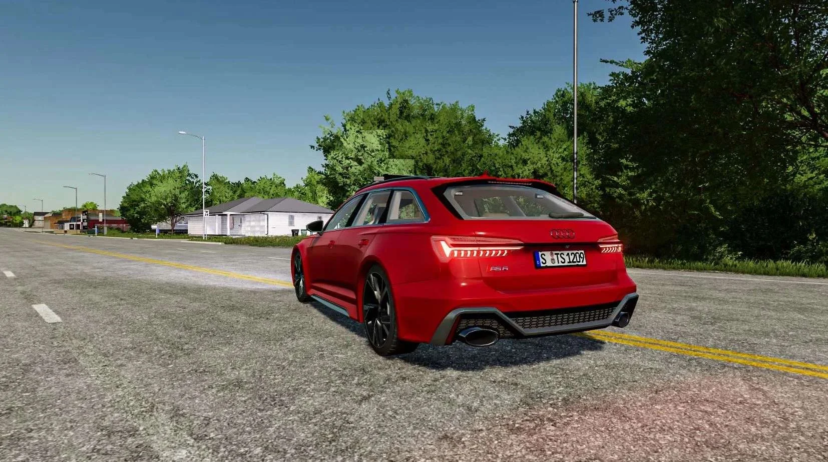Audi RS6 v1.1 FS22 FS22 Mod Free Download