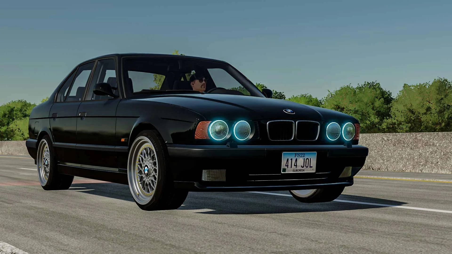 BMW E34 v1.0 FS22 FS22 Mod Free Download