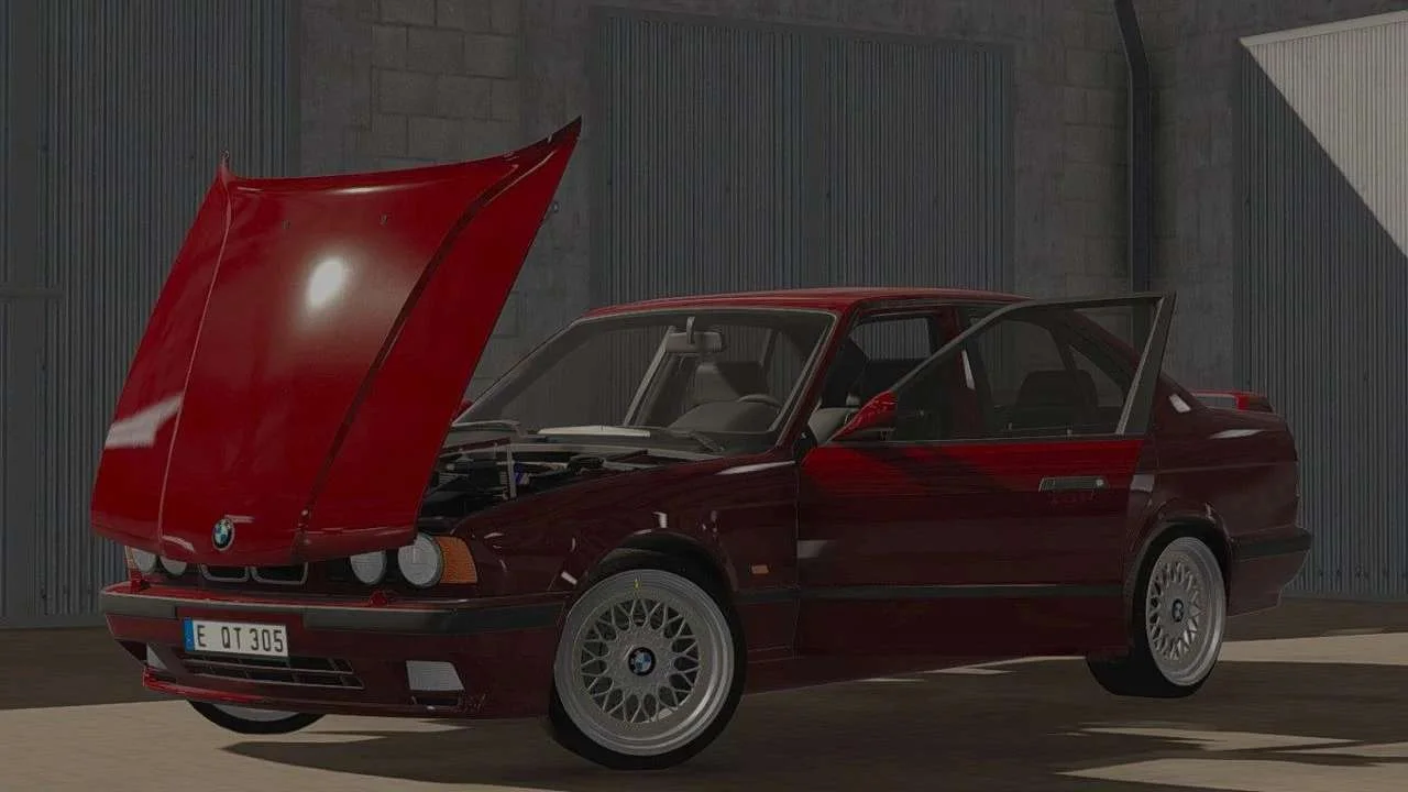 BMW E34 v1.2 FS22 FS22 Mod Free Download