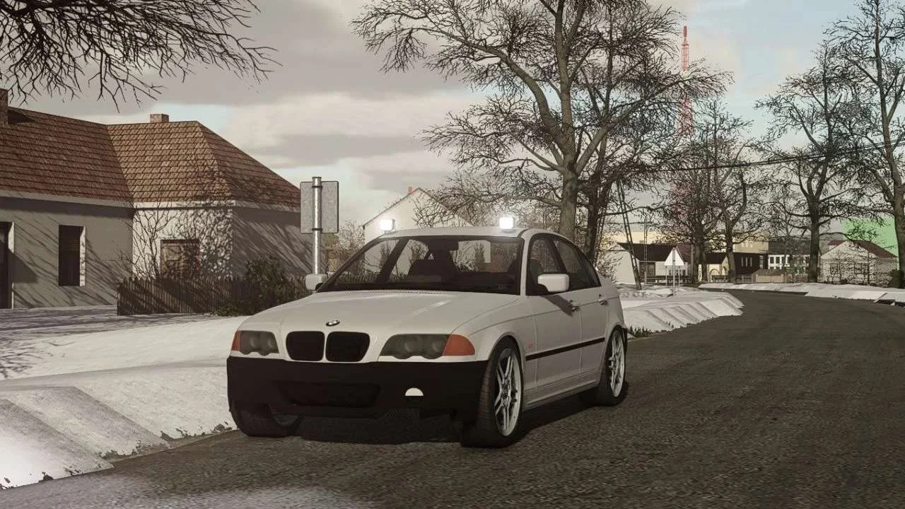 BMW E46 Winter Beater v1.0 FS22 FS22 Mod Free Download