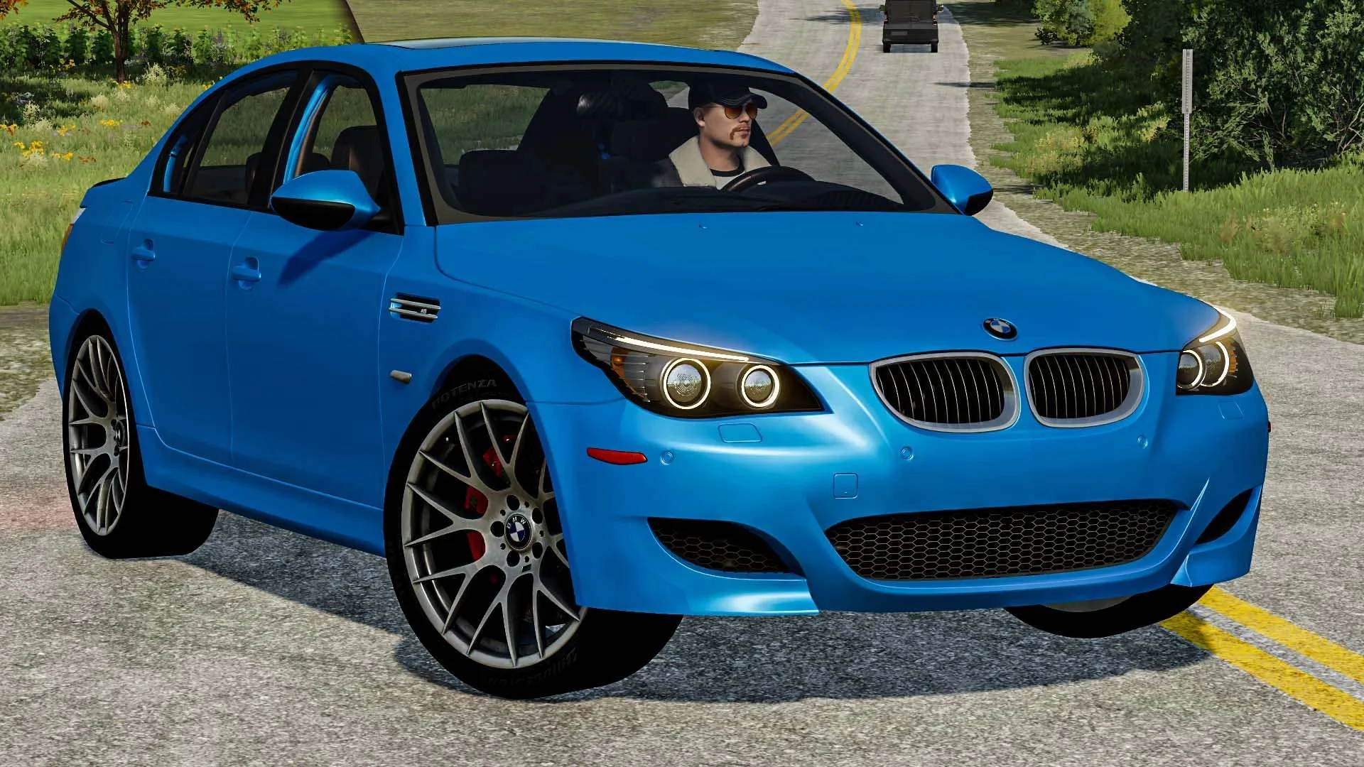 BMW E60 5er V1.0 FS22 FS22 Mod Free Download