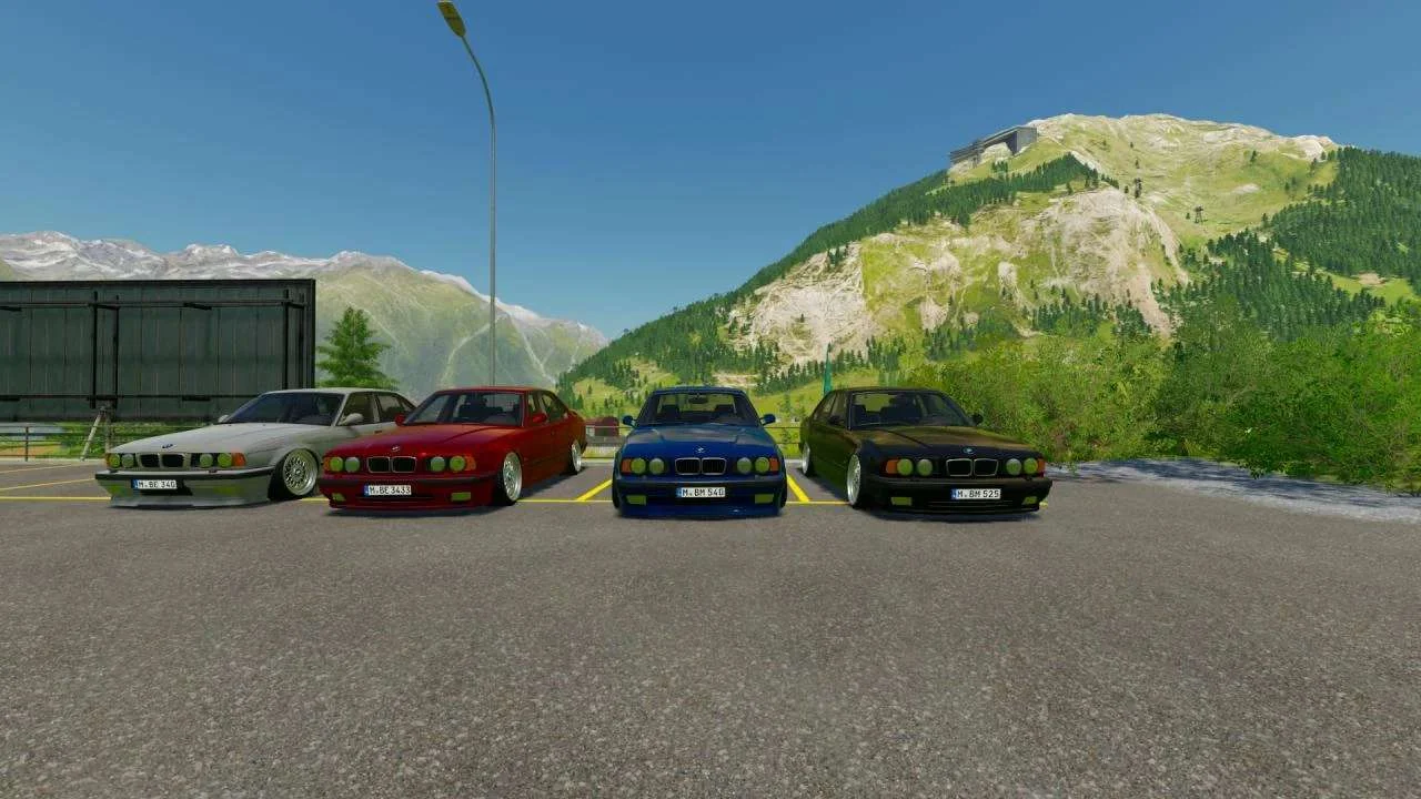 BMW Series 5 E34 v1.0 FS22 FS22 Mod Free Download
