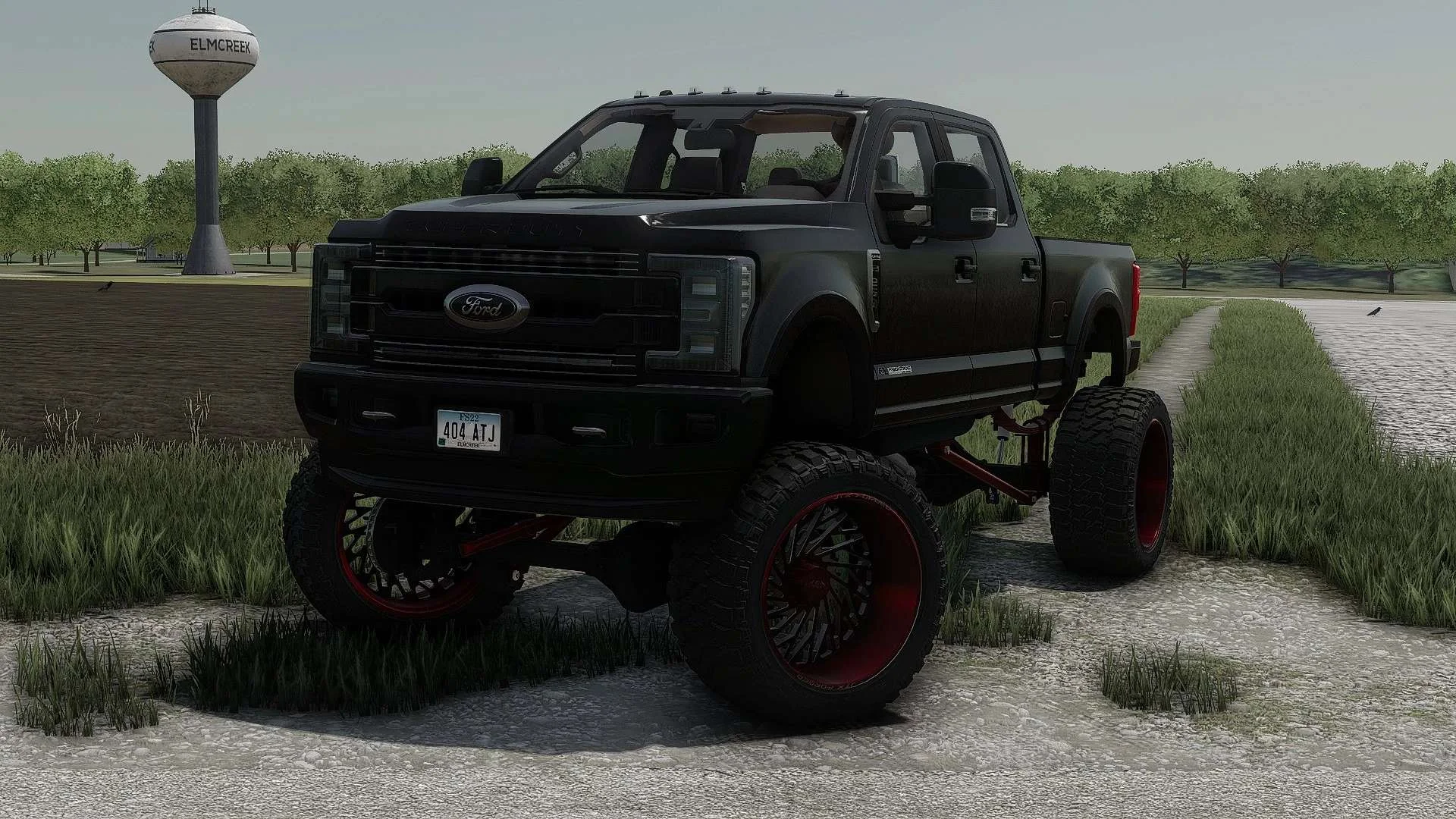 C-Boys TV Sema Ford Red v1.0 FS22 FS22 Mod Free Download