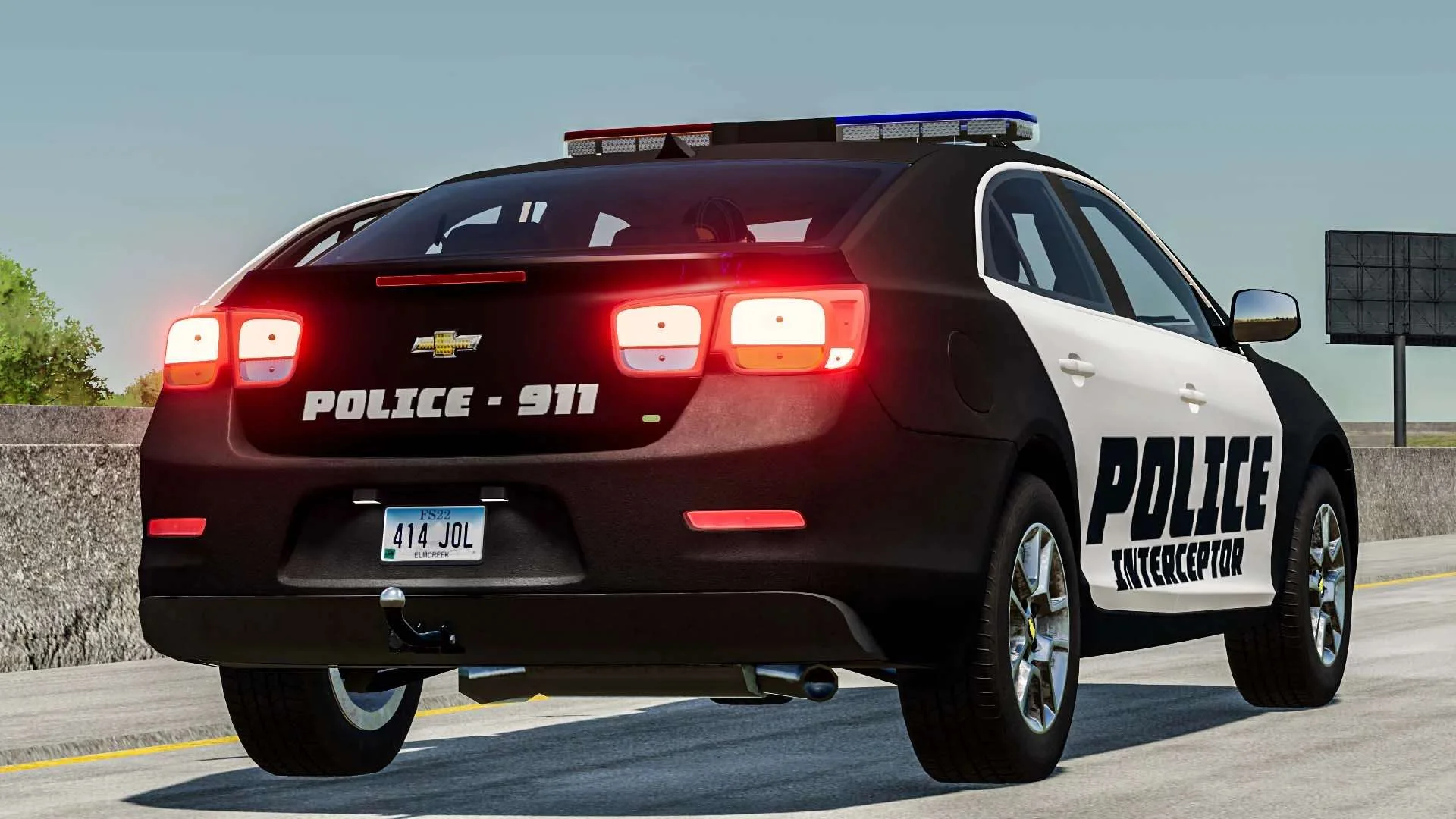 Chevrolet Malibu 2013 Police v1.0 FS22 FS22 Mod Free Download