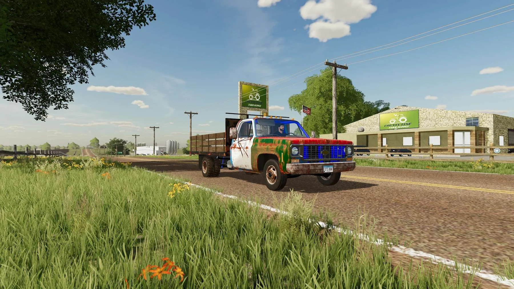 Chevy c30 farm truck v1.0 FS22 FS22 Mod Free Download