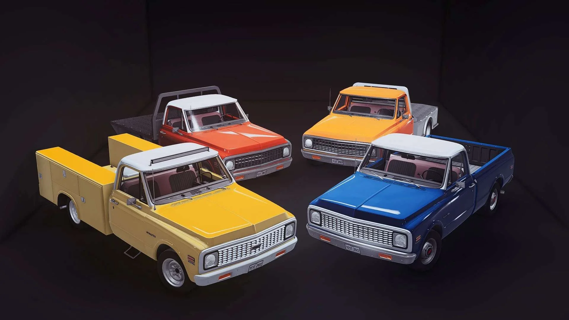 Chevy K10 ’72 v1.0 FS22 FS22 Mod Free Download