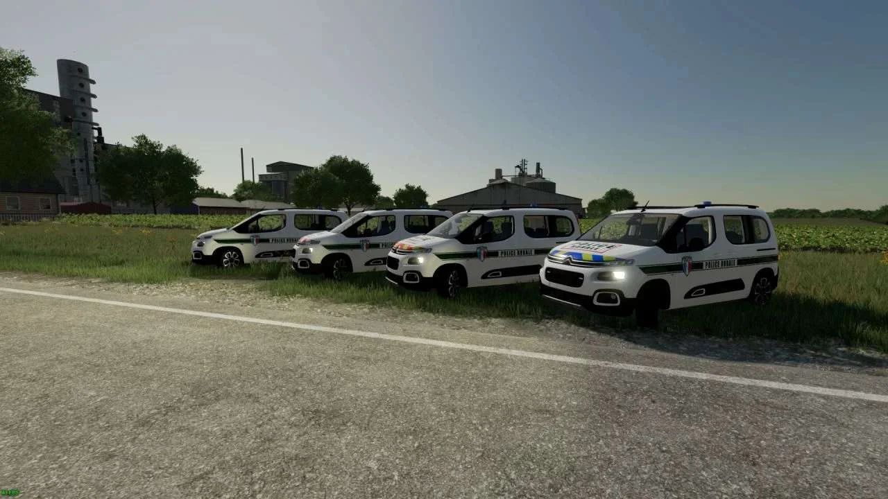 Citroën Berlingo (Police Rurale) v1.0 FS22 FS22 Mod Free Download
