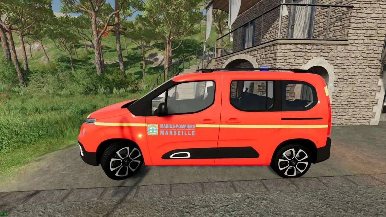 Citroën Berlingo BMPM 13 Marseille v1.0 FS22 FS22 Mod Free Download