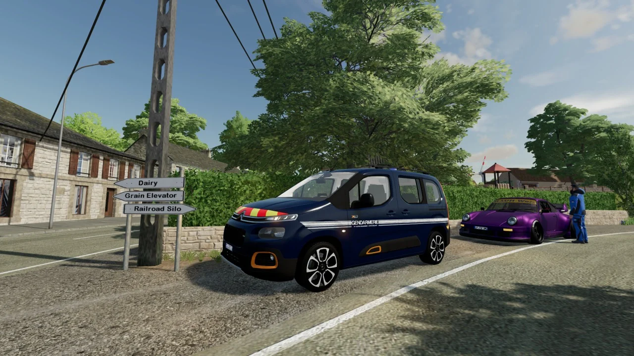 Citroën Berlingo XTR Gendarmerie V1.0 FS22 FS22 Mod Free Download