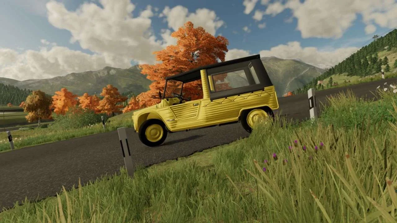 Citroën Mehari v1.0 FS22 FS22 Mod Free Download