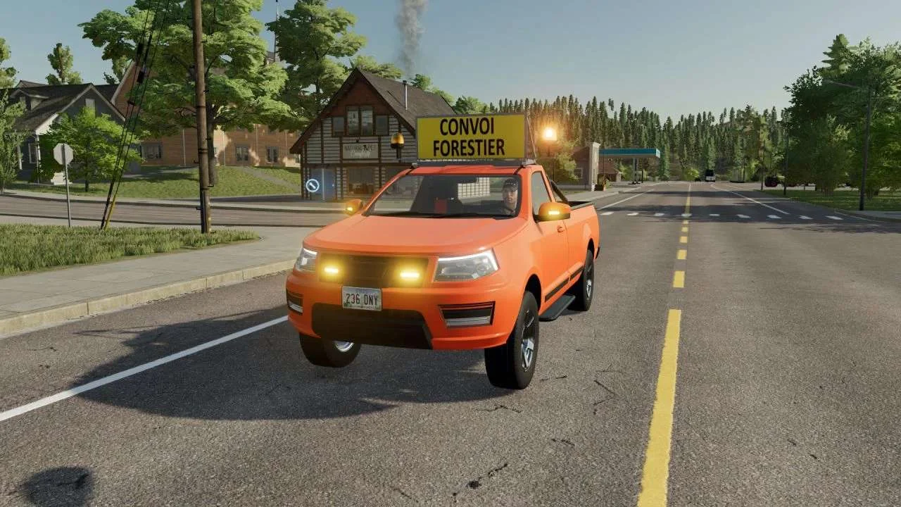 Convoy Pilot Pickup v1.0 FS22 FS22 Mod Free Download