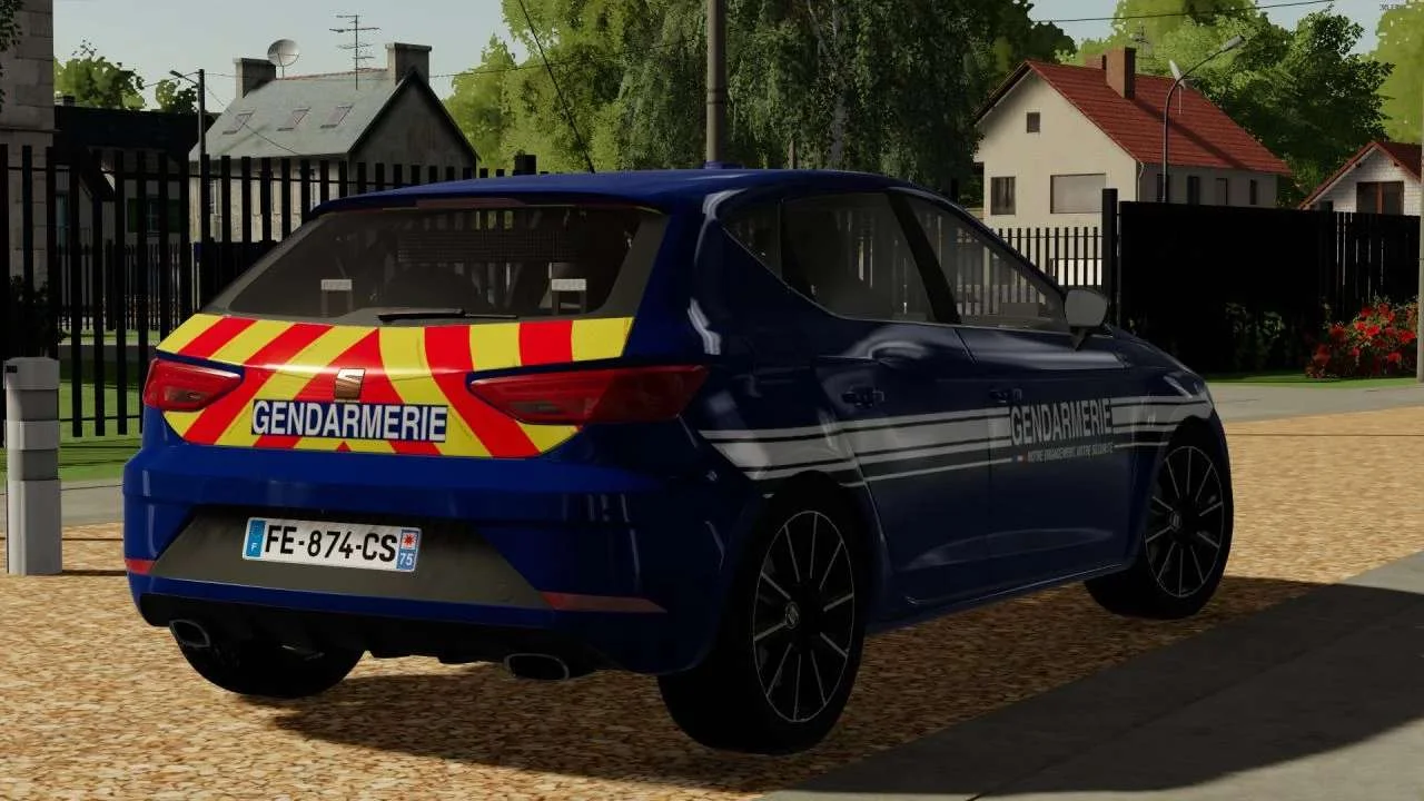 Cupra Leon 2019 Gendarmerie v1.0 FS22 FS22 Mod Free Download