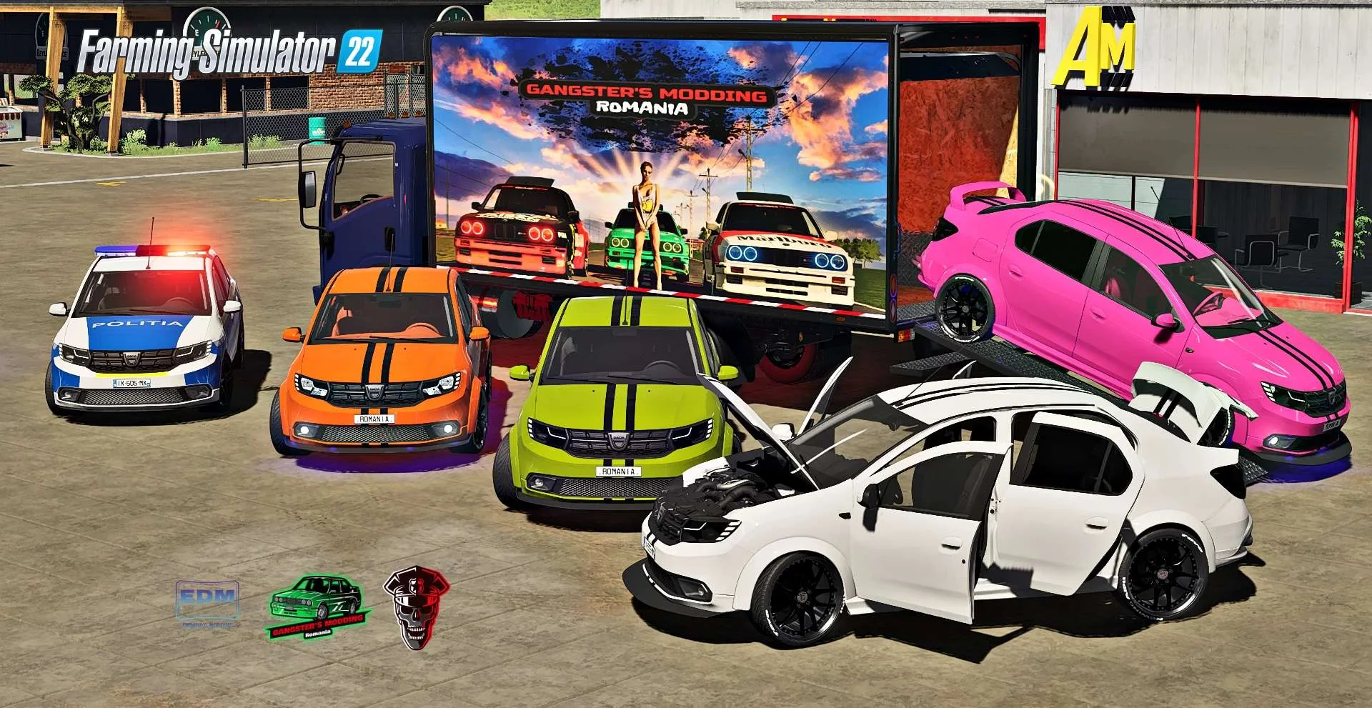 Dacia Logan 2019 v1.0 FS22 FS22 Mod Free Download