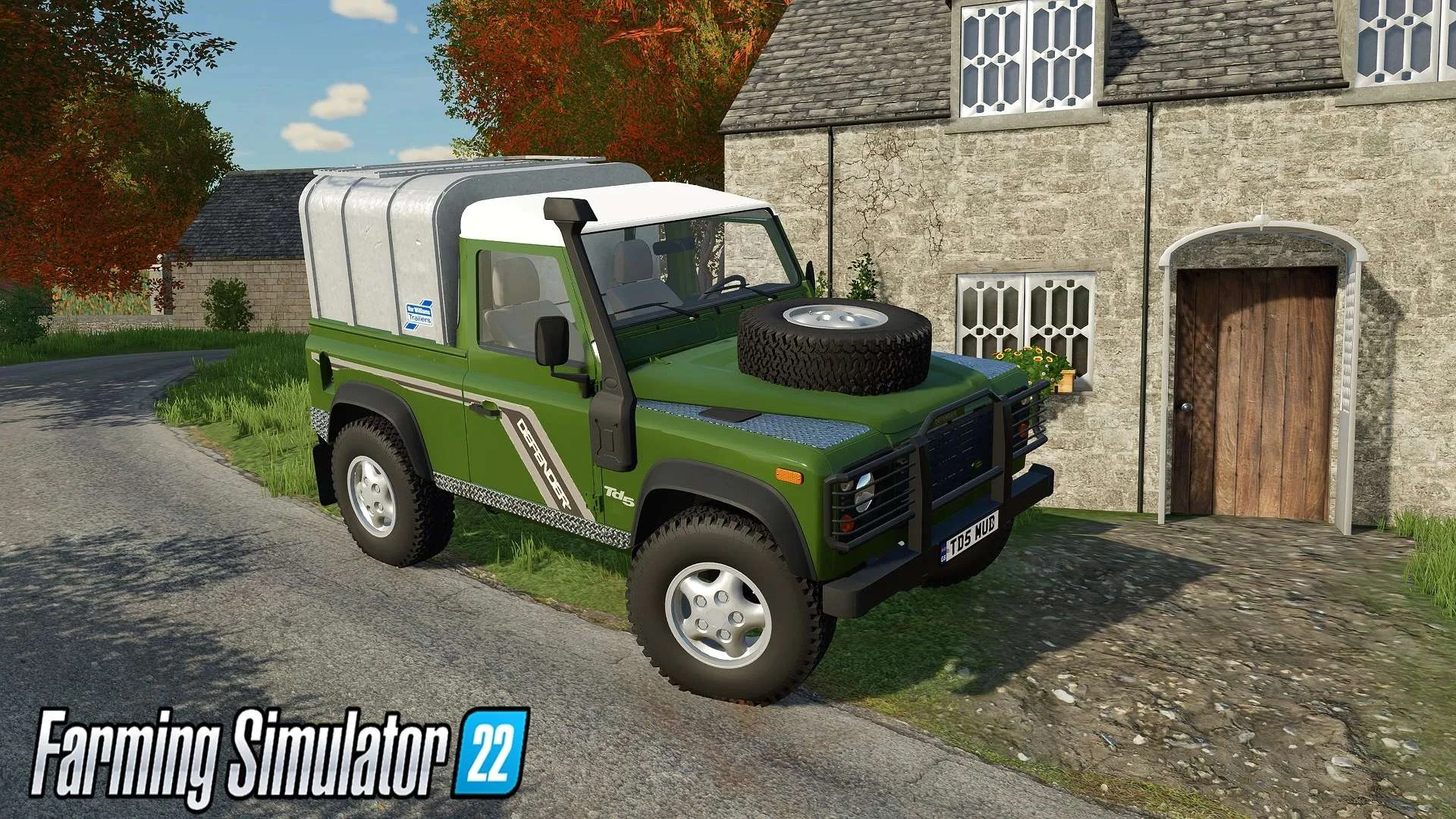 Defender 90 TD5 v1.0 FS22 FS22 Mod Free Download
