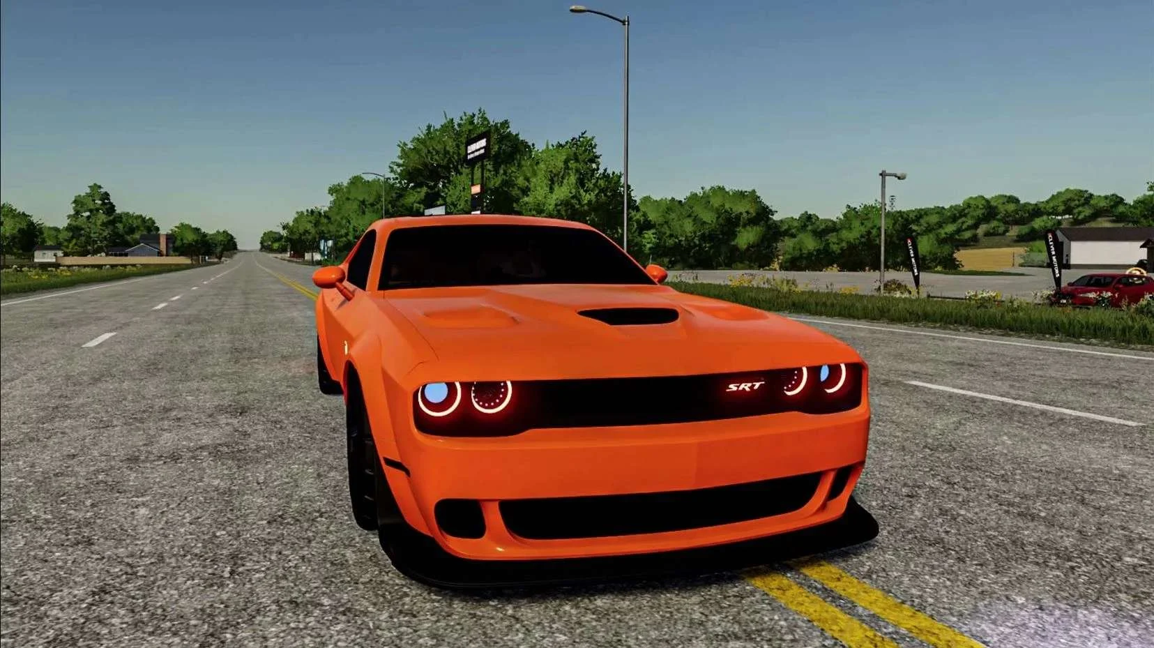 Dodge Challenger Hellcat v1.1 FS22 FS22 Mod Free Download