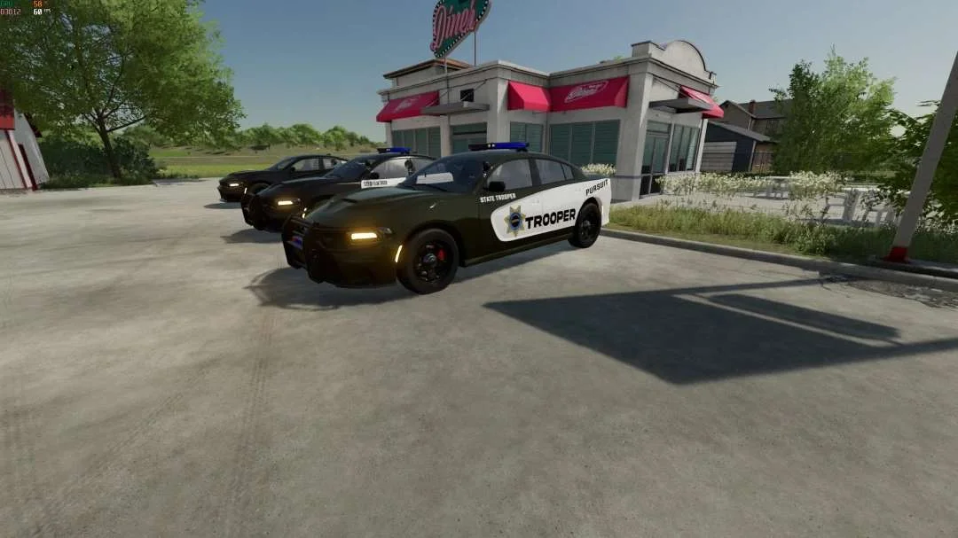 Dodge Charger SRT Hellcat Police Cruiser v1.0 FS22 FS22 Mod Free Download