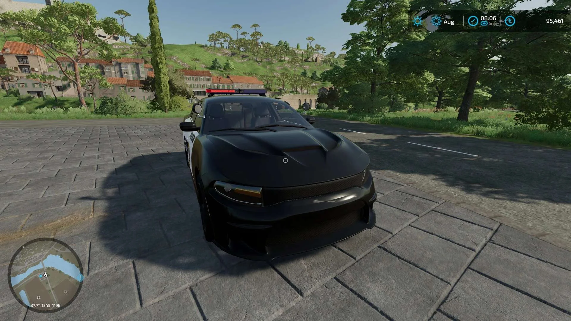 Dodge Charger SRT Police v1.0.1 FS22 FS22 Mod Free Download