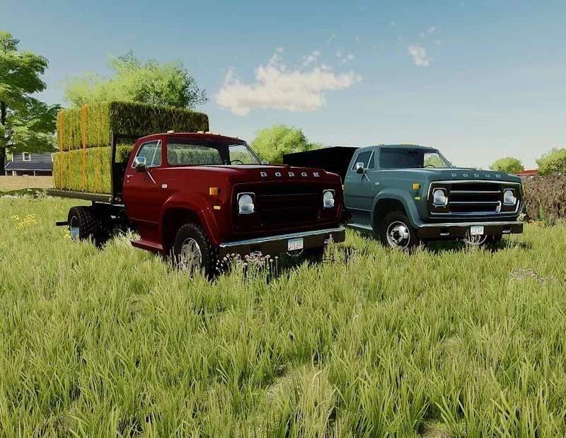 Dodge d600 1974 v1.0 FS22 FS22 Mod Free Download