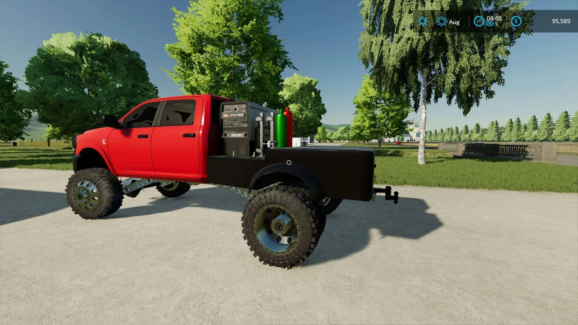 Dodge Ram MoneyMaker Welding Rig v1.0 FS22 FS22 Mod Free Download