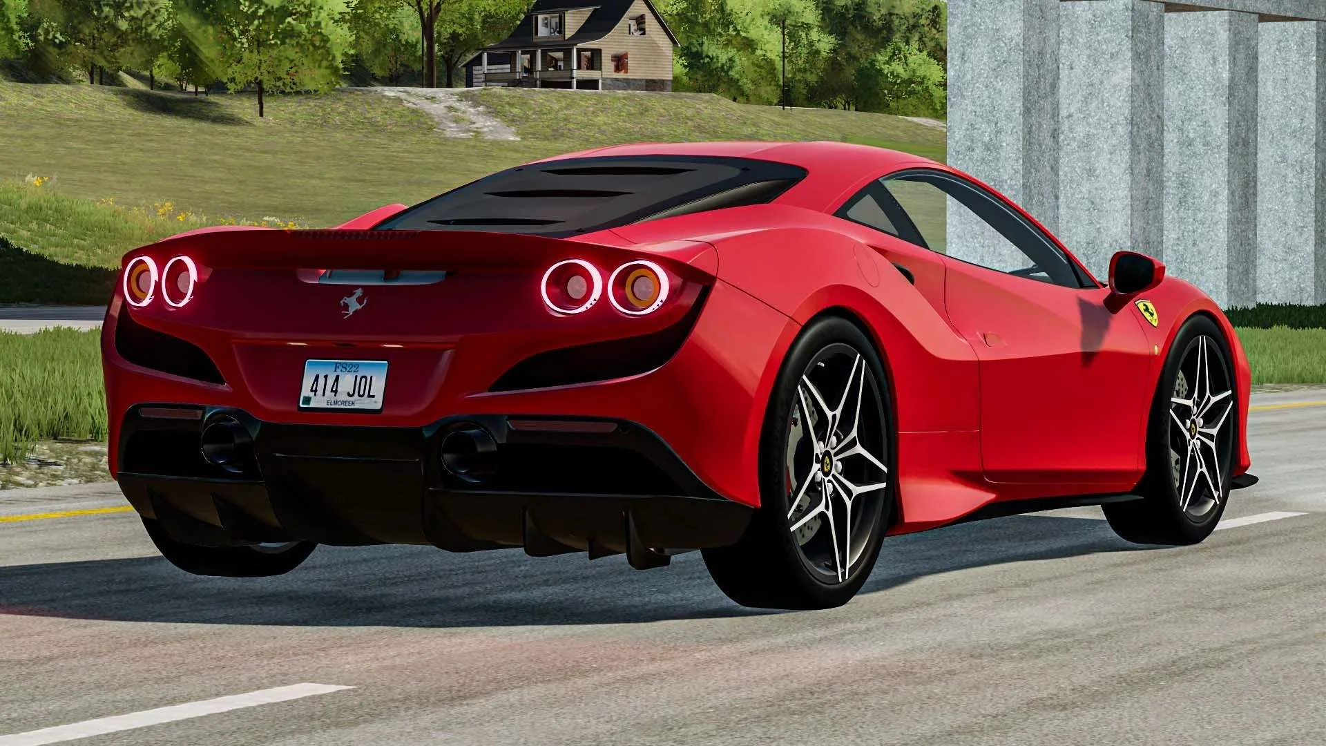 Ferrari F8 v1.0 FS22 FS22 Mod Free Download