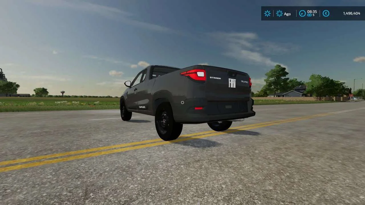 Fiat Strada simple cabins 2023 v1.0 FS22 FS22 Mod Free Download