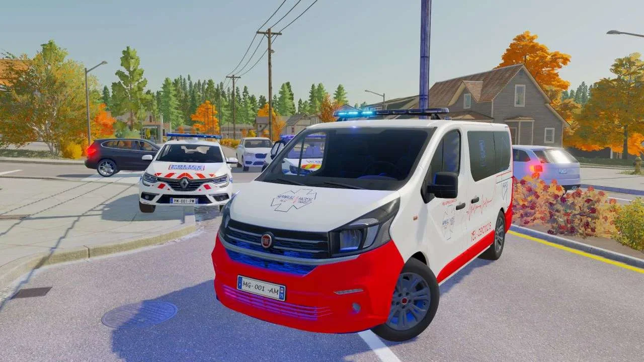 Fiat Talento 2019 (MG AMBULANCE) v1.0 FS22 FS22 Mod Free Download