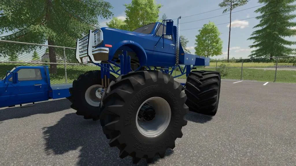 Flatbed Monster Truck v1.0 FS22 FS22 Mod Free Download