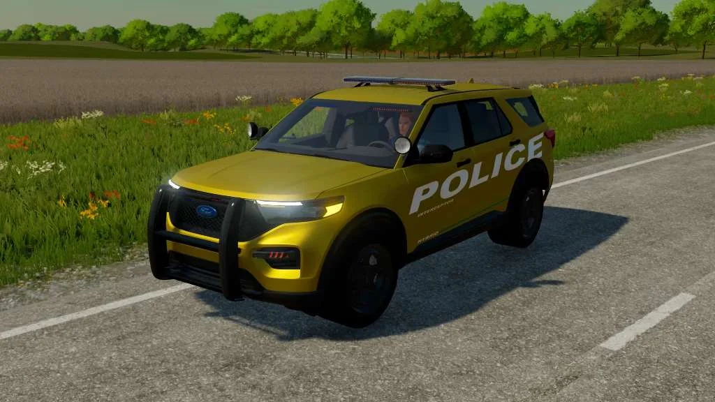 Ford Explorer Police v1.0 FS22 FS22 Mod Free Download