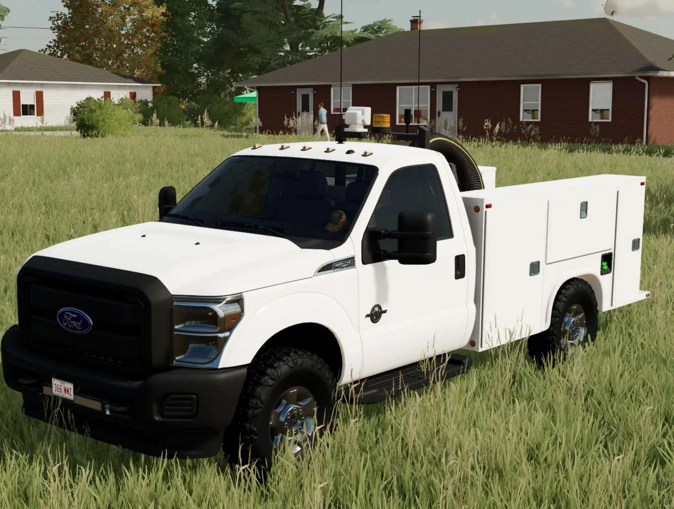 Ford F-250 Grading Truck v1.0 FS22 FS22 Mod Free Download