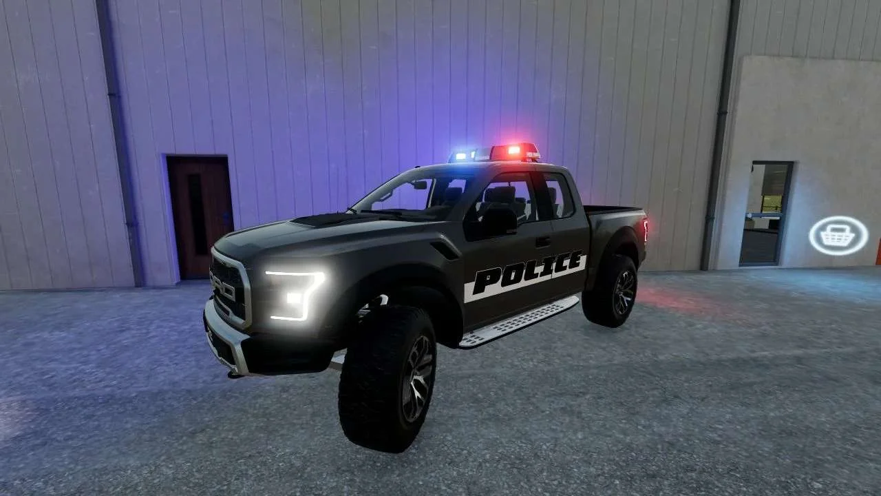 Ford F150 Raptor Police/Civilian v1.0 FS22 FS22 Mod Free Download