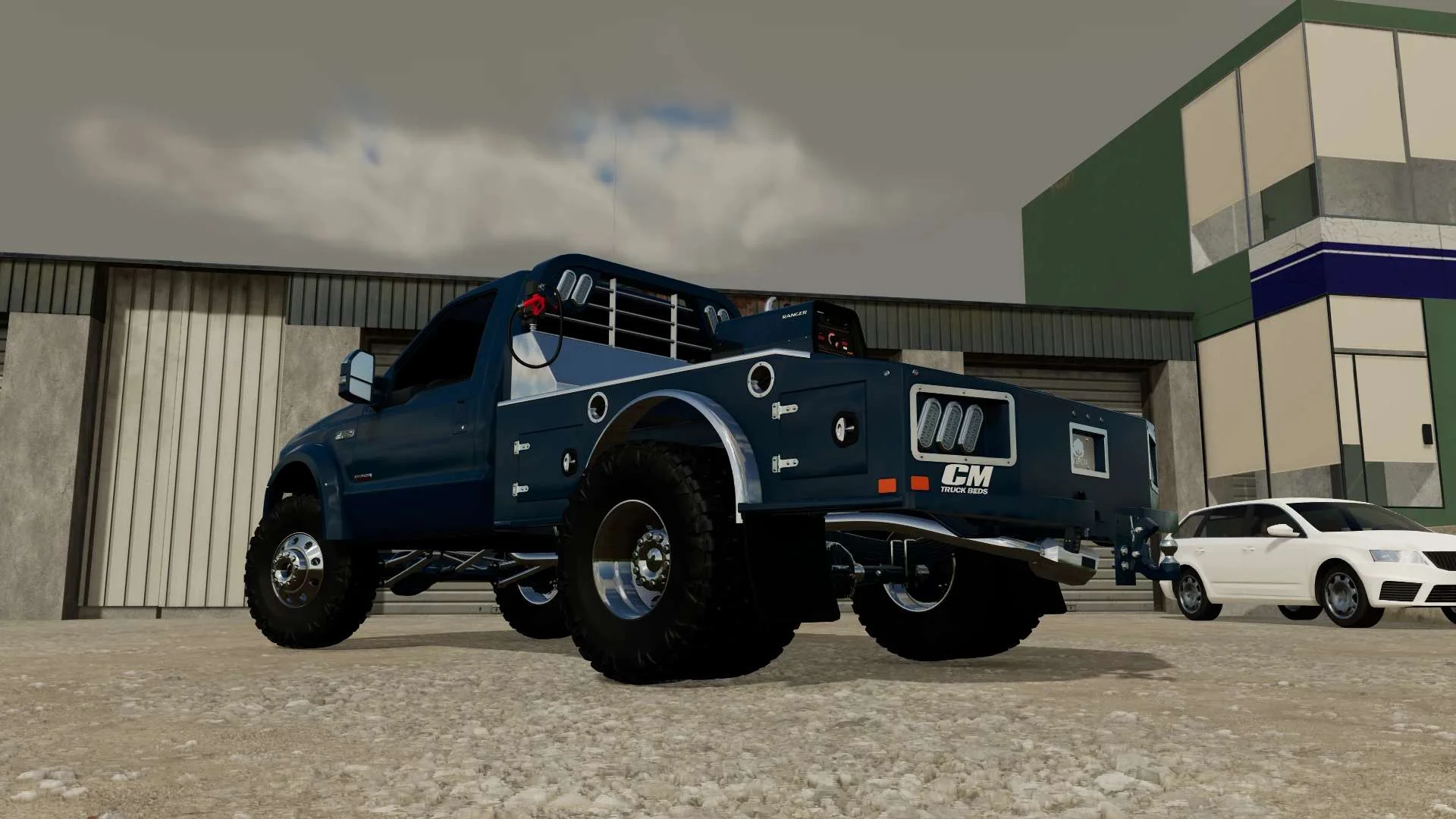 Ford F550 Flatbed v1.0 FS22 FS22 Mod Free Download