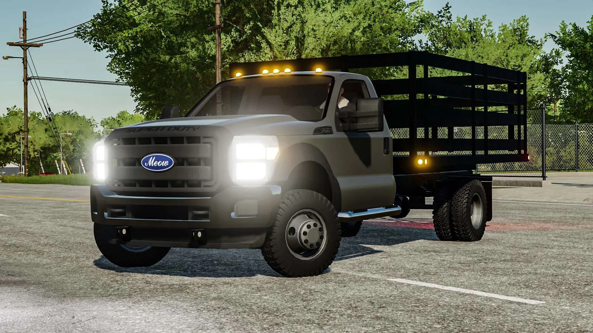 Ford F550 Rack Body v1.0 FS22 FS22 Mod Free Download