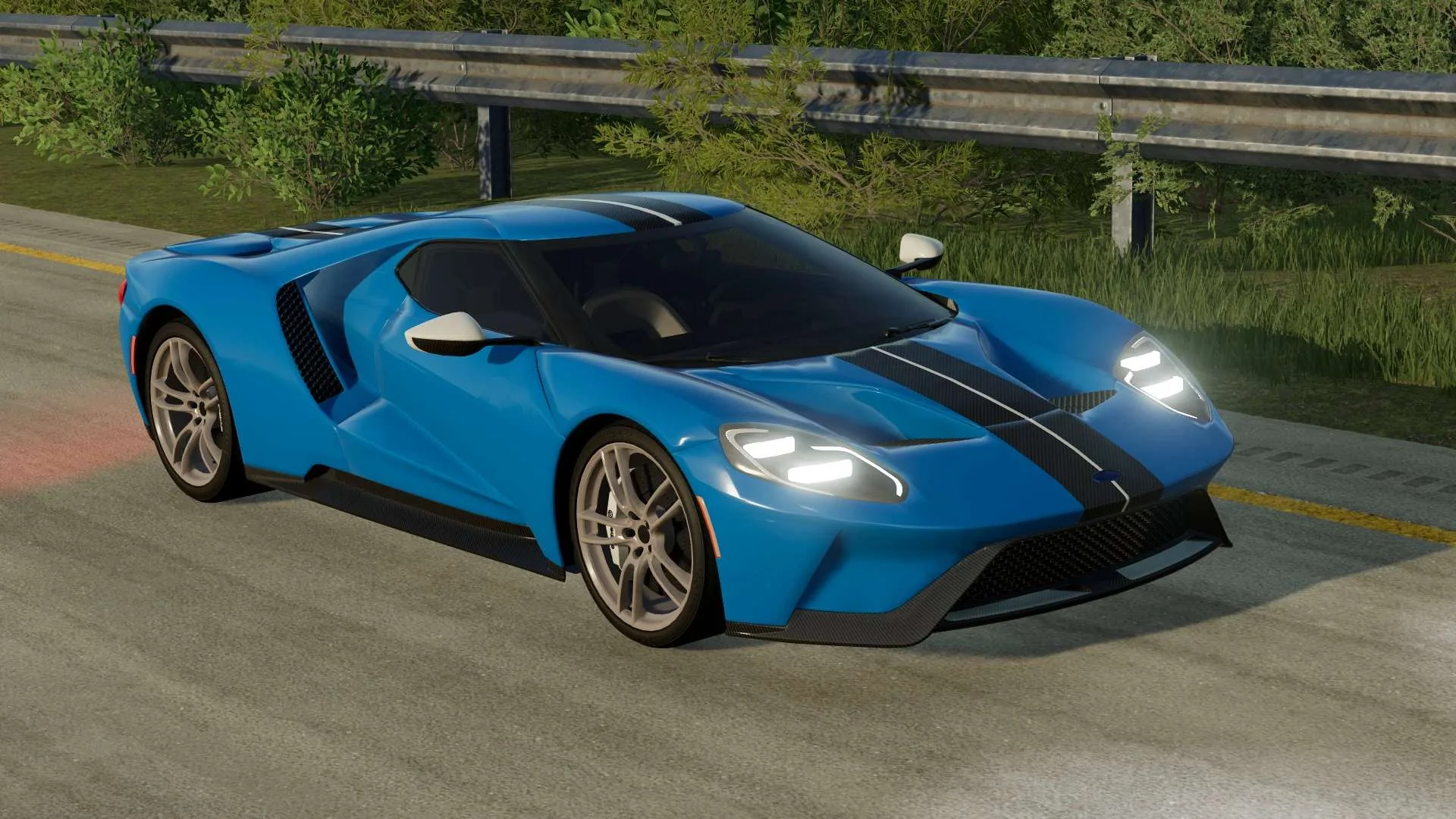 Ford GT Supercar v1.2 FS22 FS22 Mod Free Download