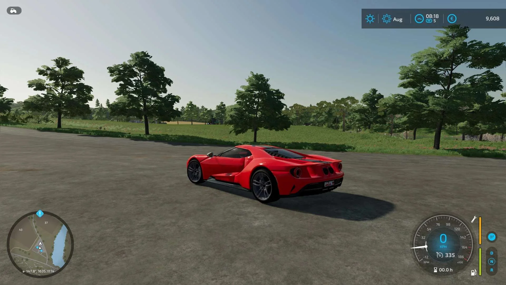 Ford GT v1.0 FS22 FS22 Mod Free Download