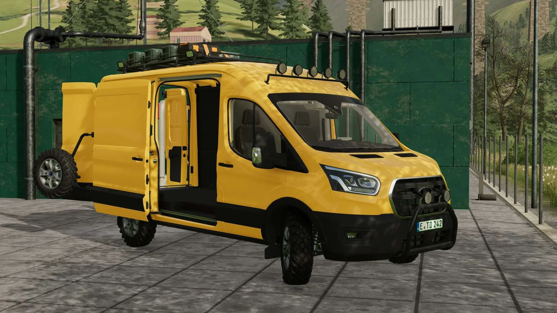Ford Transit MK8 v1.0.1.7 FS22 FS22 Mod Free Download