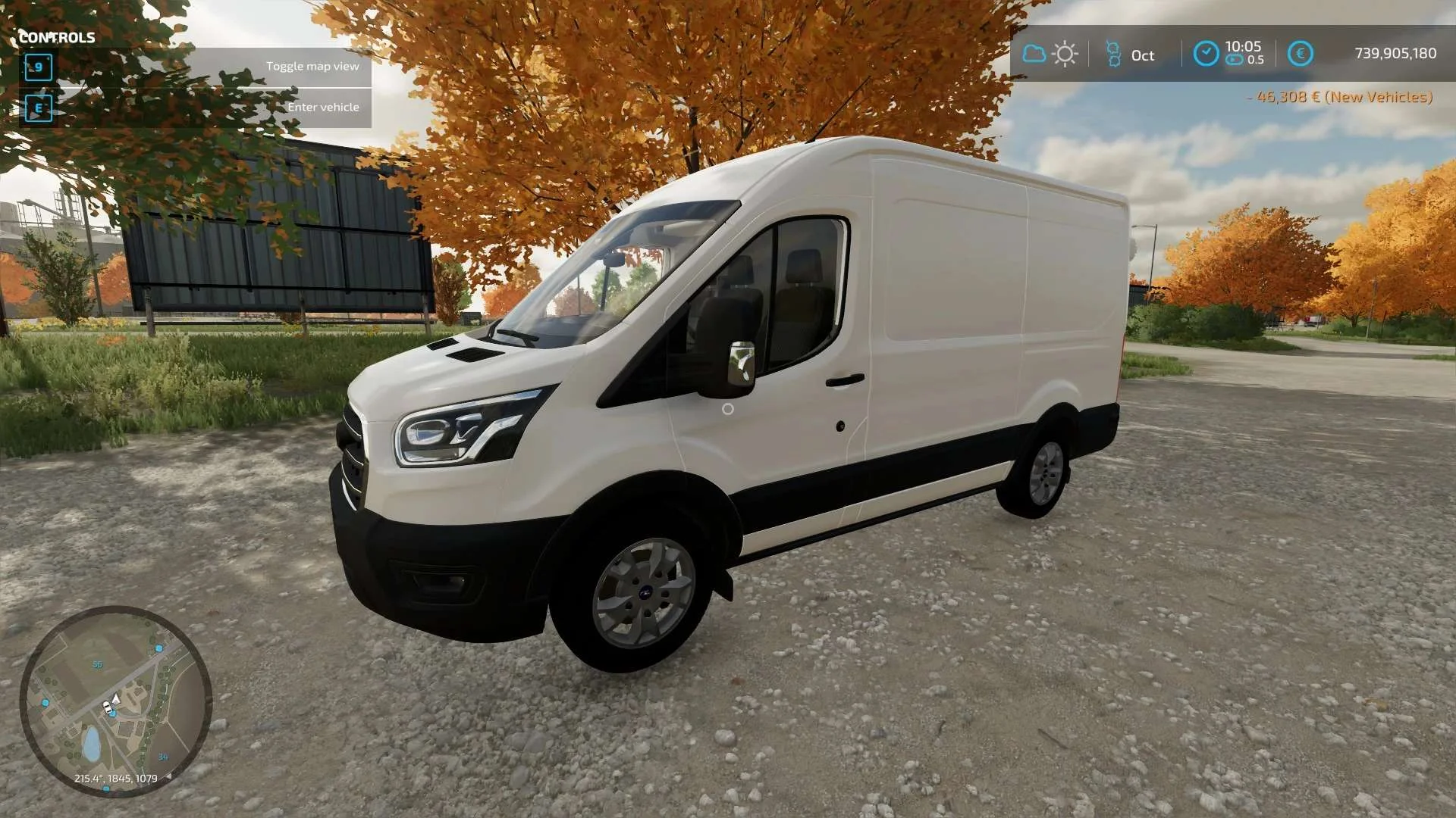 Ford Transit MK8 v1.0 FS22 FS22 Mod Free Download
