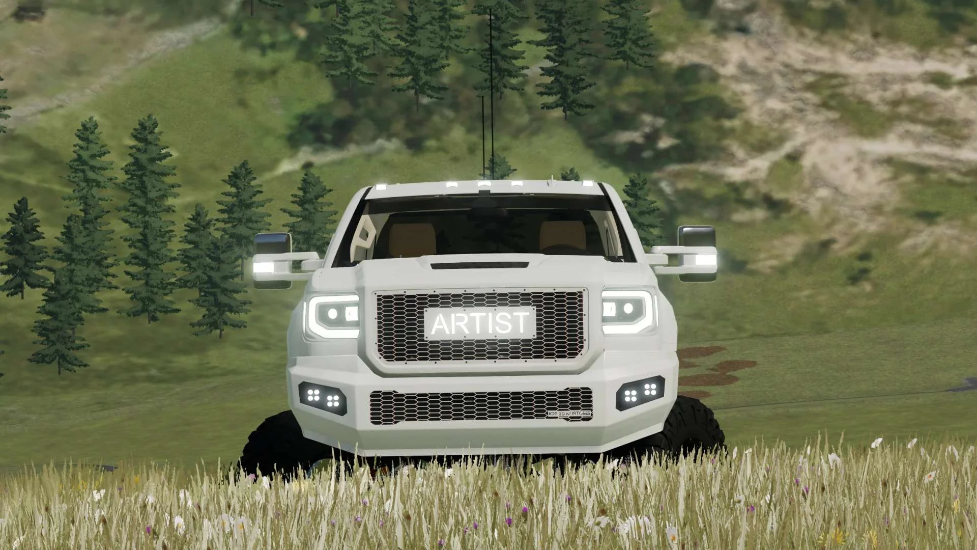 FS22 2017 GMC Sierra 2500HD v1.0 FS22 FS22 Mod Free Download