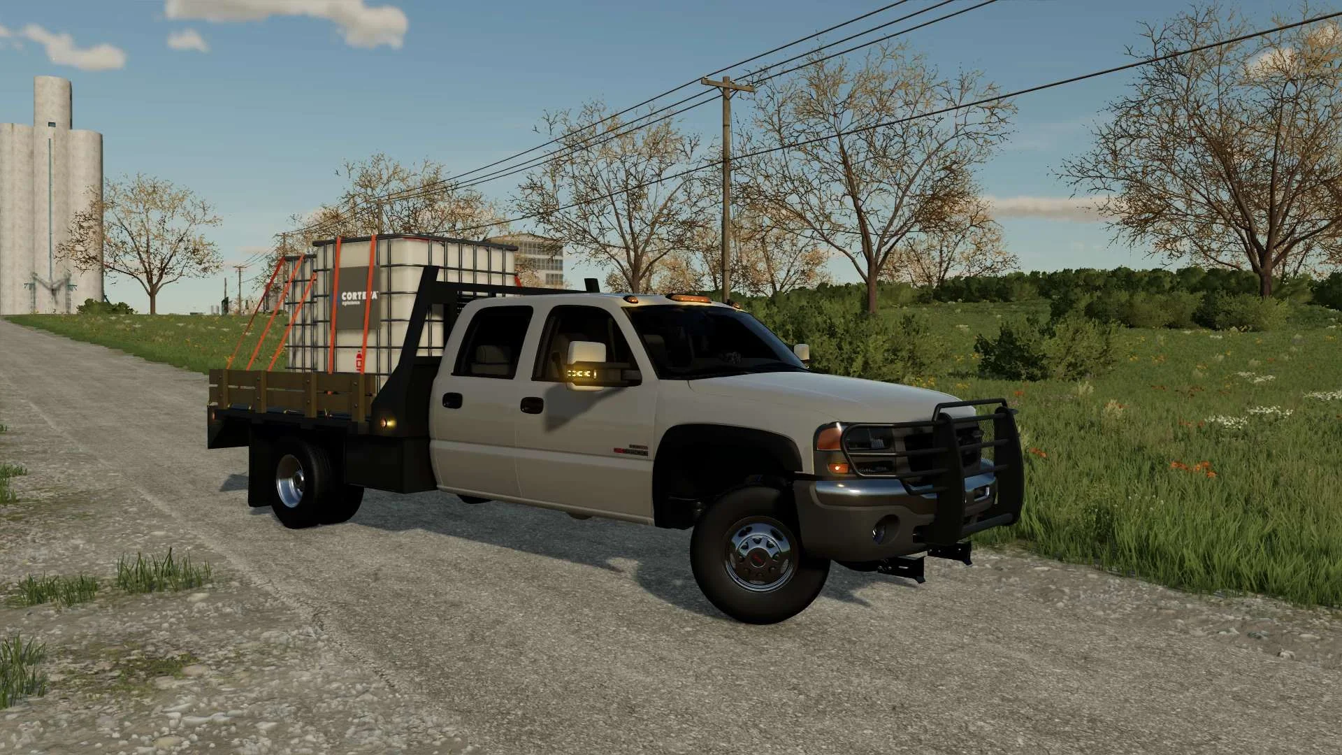 GMC Sierra 3500 FlatBed 2003 v1.0 FS22 FS22 Mod Free Download