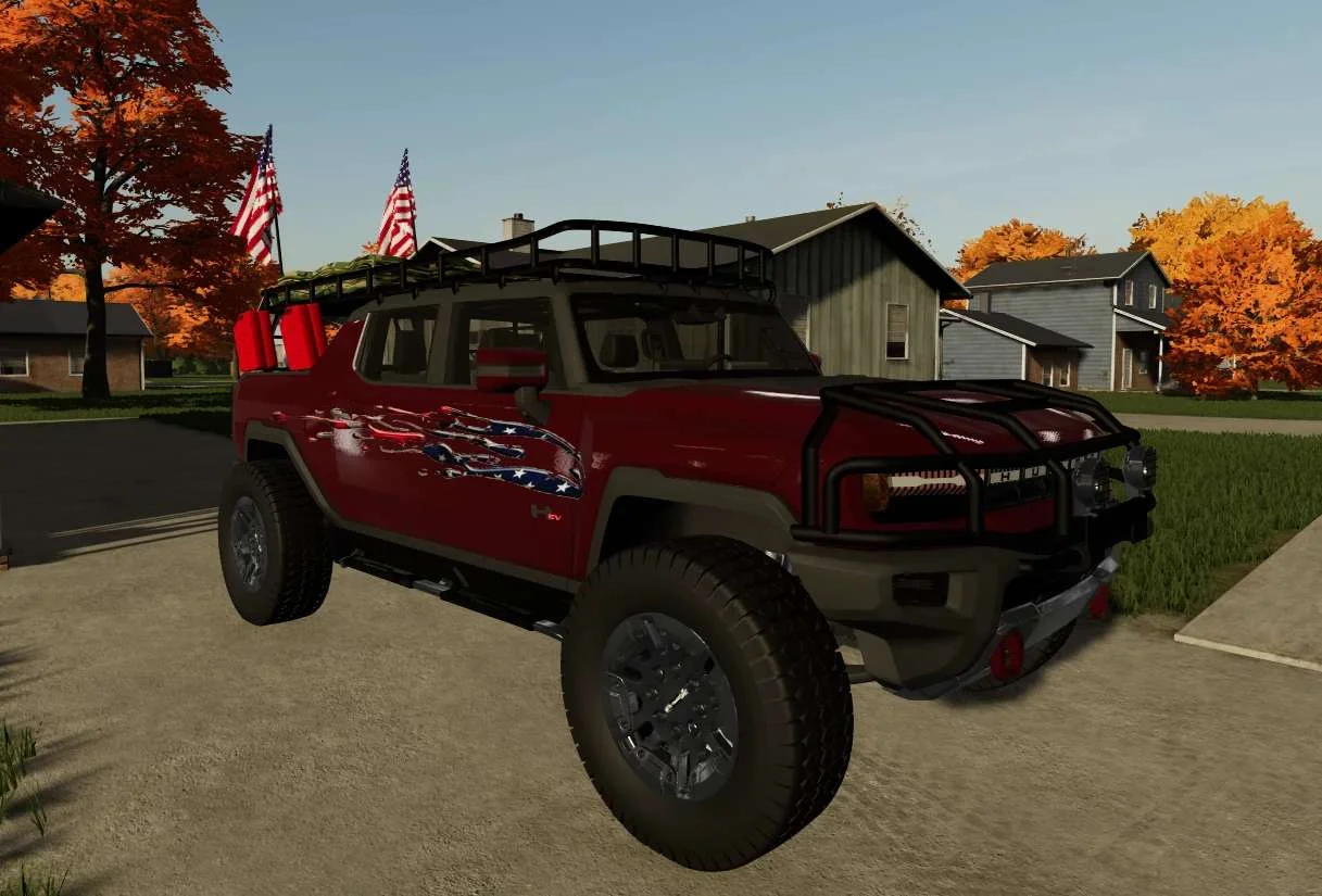 Hummer EV v1.0 FS22 FS22 Mod Free Download