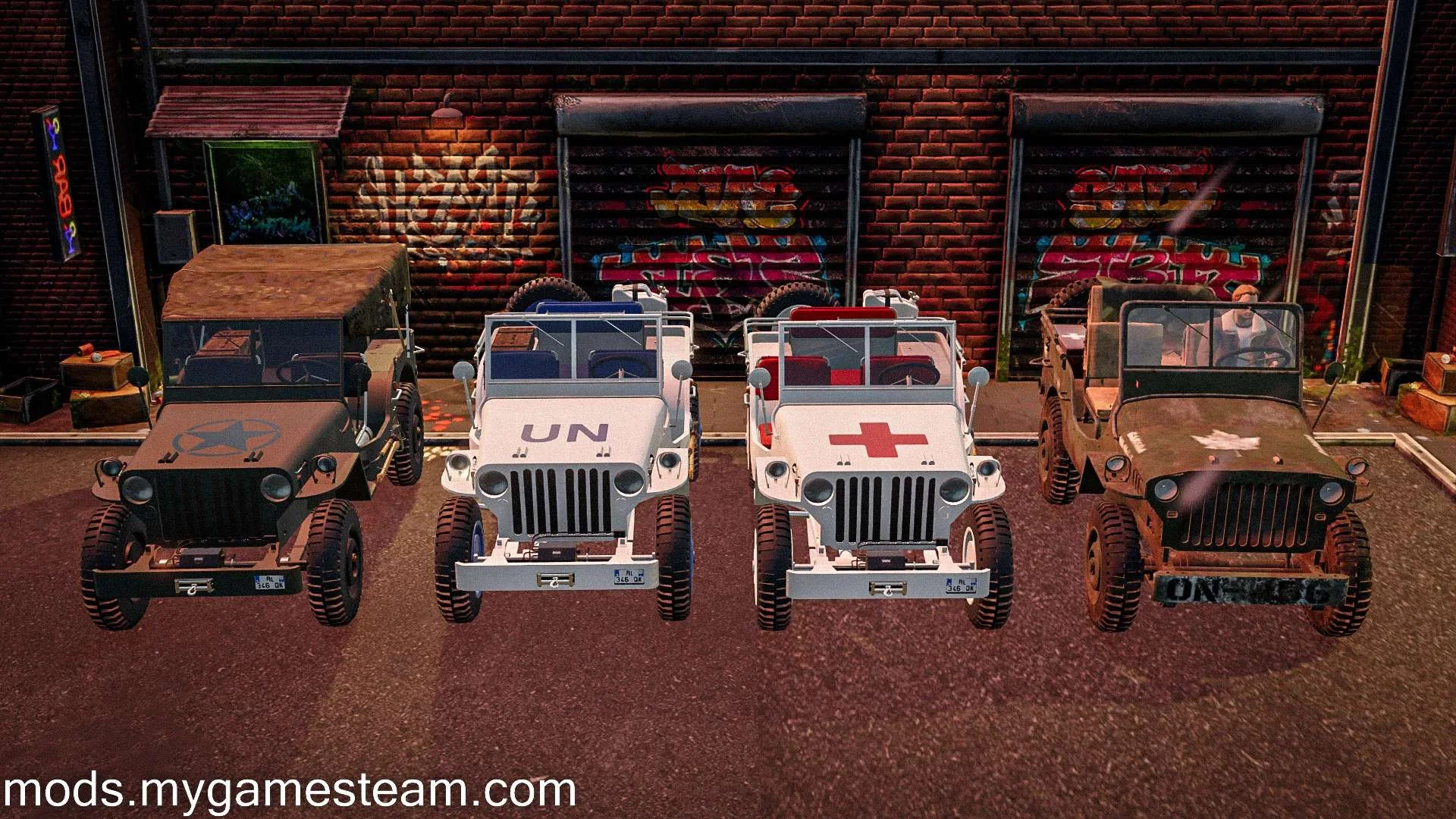 Jeep Willys Pack V1.2 FS22 FS22 Mod Free Download