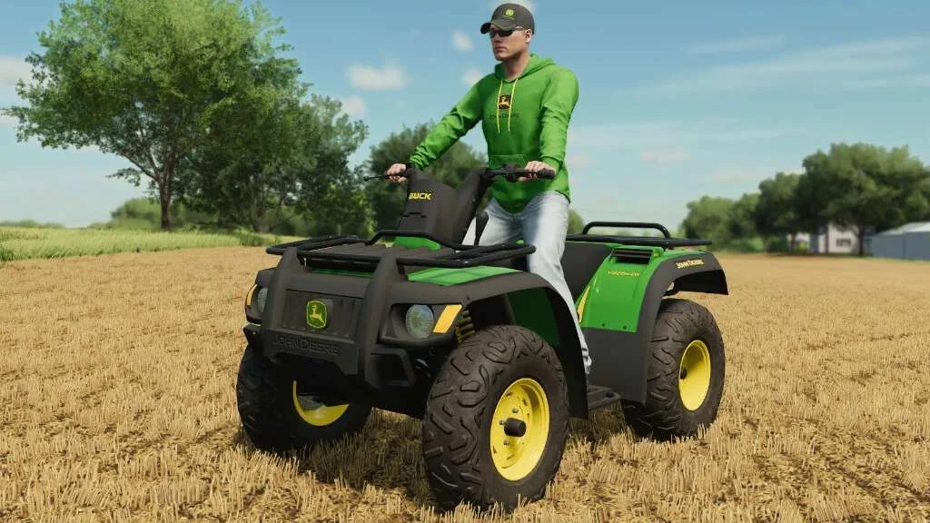 John Deere Buck 500 ATV 2005 v1.0 FS22 FS22 Mod Free Download