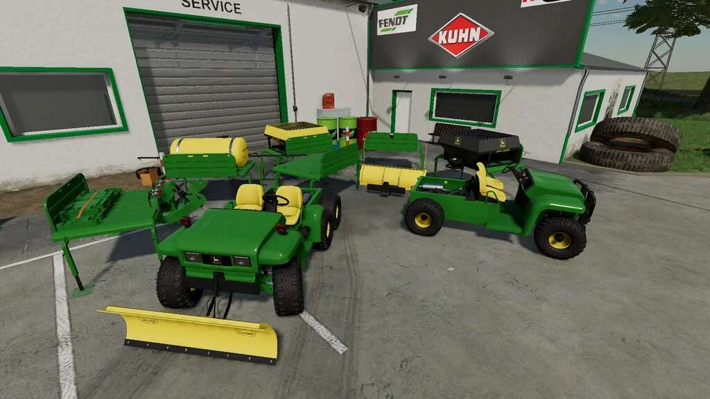 John Deere Gator Pack v1.0 FS22 FS22 Mod Free Download