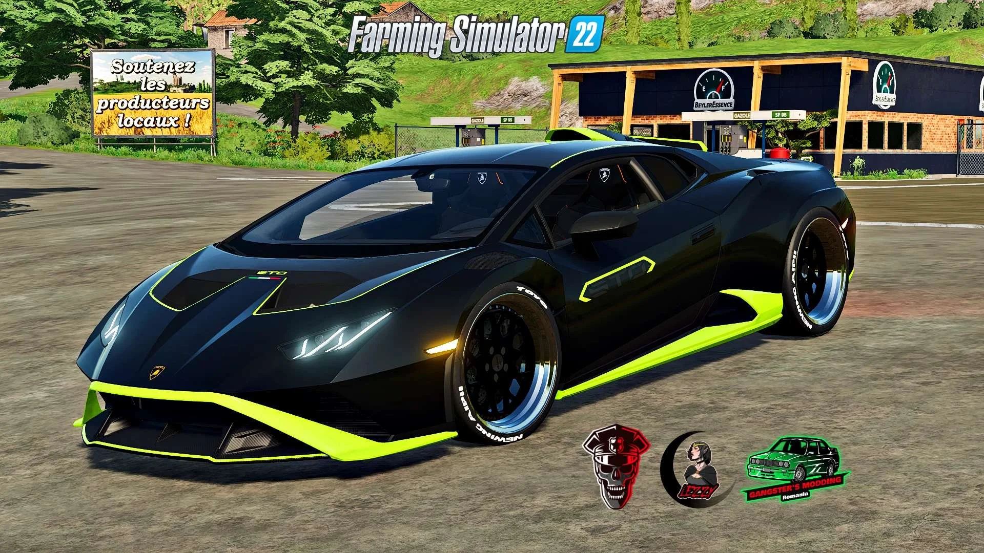 Lamborghini Huracan STO v1.0 FS22 FS22 Mod Free Download