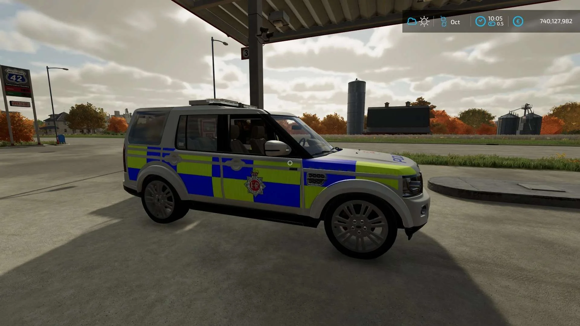Land Rover Discovery 4 UK Police Edit v1.0 FS22 FS22 Mod Free Download
