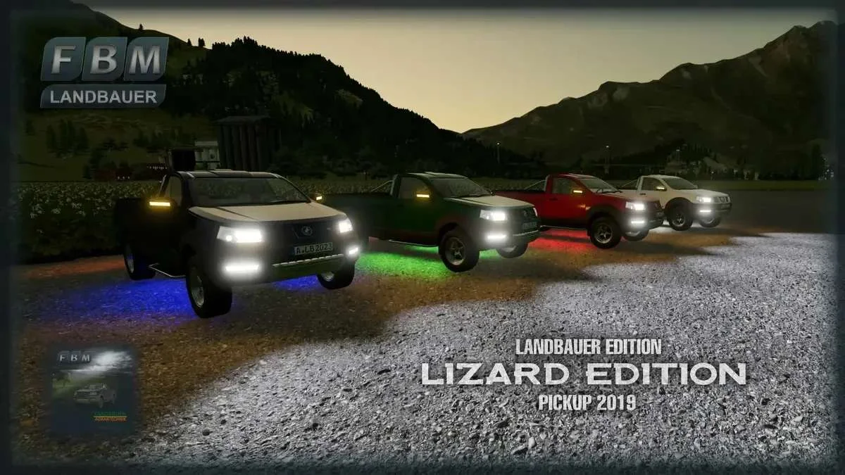 Lizard Edition Pickup v1.0 FS22 FS22 Mod Free Download