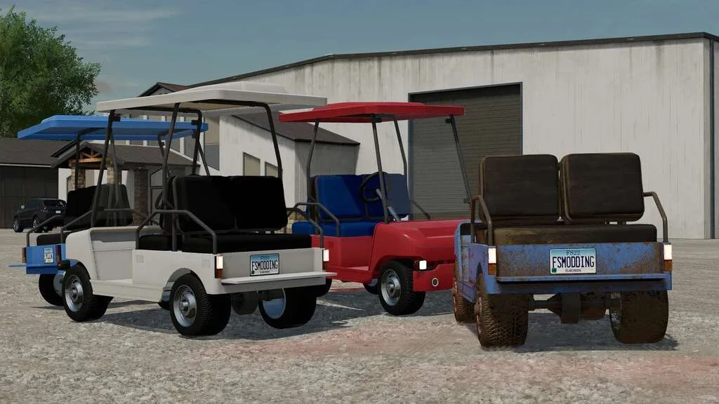 Lizard Golf Cart v1.0 FS22 FS22 Mod Free Download