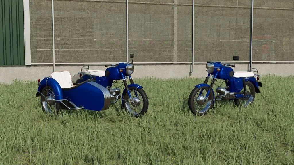 Lizard Motorcycle + SideCar v1.0 FS22 FS22 Mod Free Download