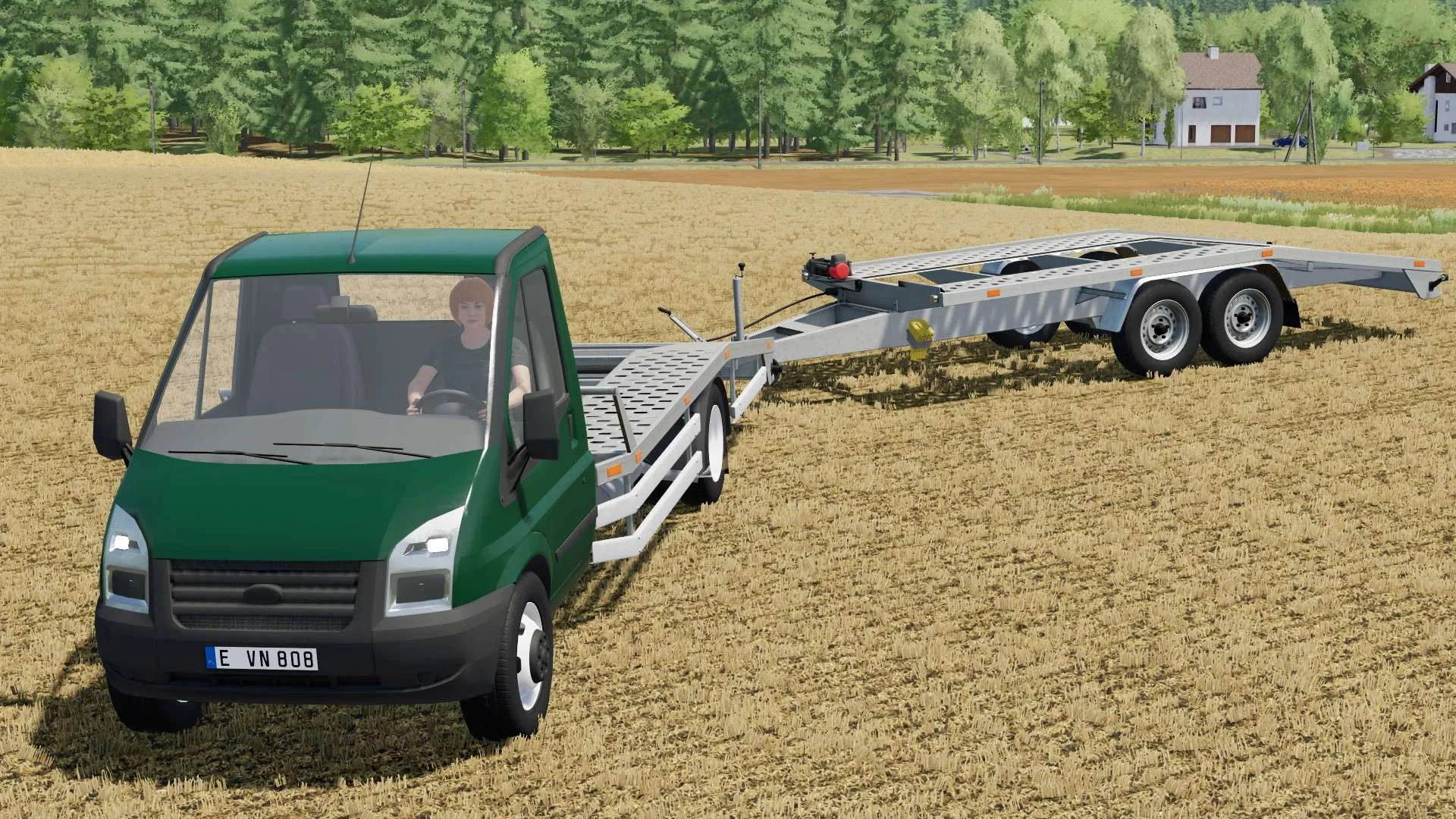 Lizard Rumbler Tow Car & Tow Trailers v1.0 FS22 FS22 Mod Free Download