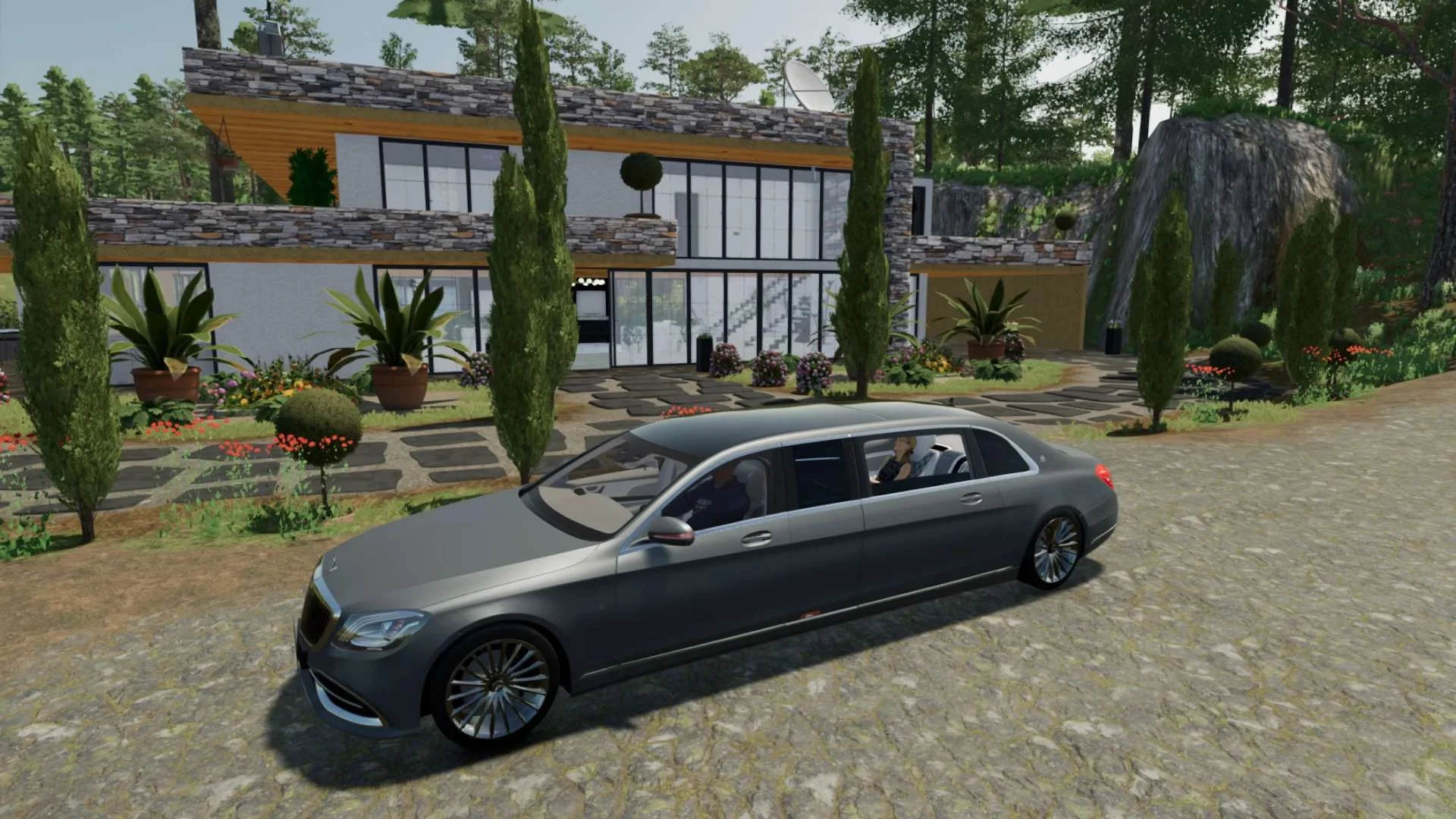 Maybach S650 Pullman v1.0 FS22 FS22 Mod Free Download
